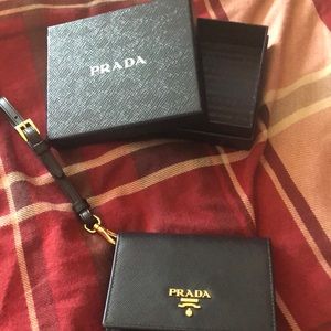 Prada card wallet